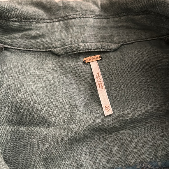 Free People Motorcycle Drape Front Jacket - Picture 2 of 8